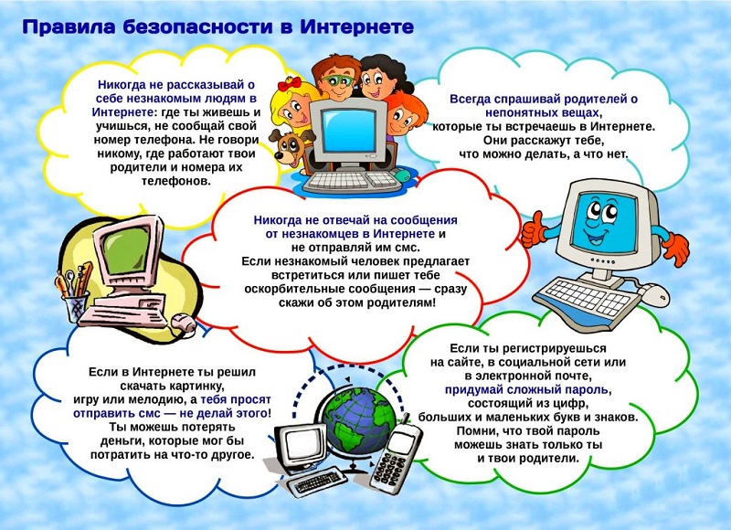 Правила безопасности в интернете